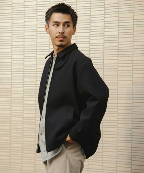 URBAN RESEARCH DOORS / アーバンリサーチ ドアーズ ブルゾン | ウールメルトンジップブルゾン | 詳細1
