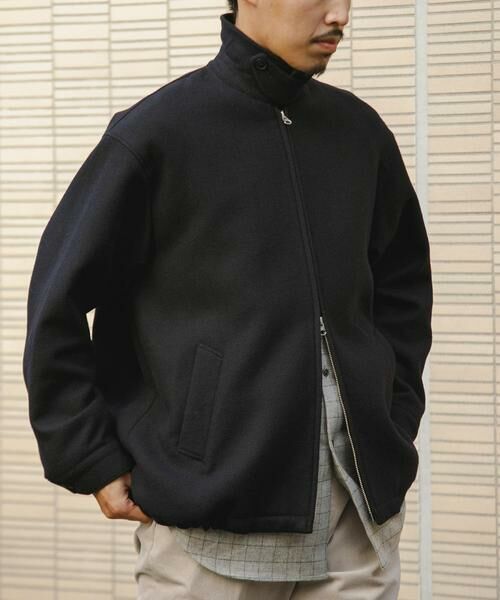 URBAN RESEARCH DOORS / アーバンリサーチ ドアーズ ブルゾン | ウールメルトンジップブルゾン | 詳細10