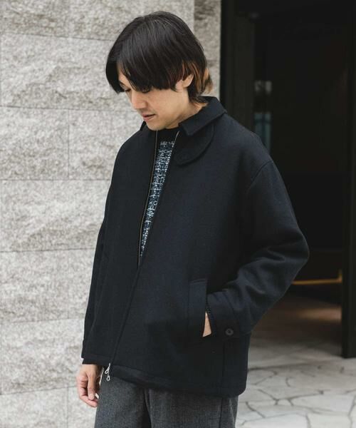 URBAN RESEARCH DOORS / アーバンリサーチ ドアーズ ブルゾン | ウールメルトンジップブルゾン | 詳細12