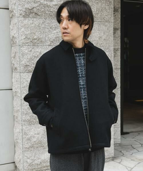URBAN RESEARCH DOORS / アーバンリサーチ ドアーズ ブルゾン | ウールメルトンジップブルゾン | 詳細15