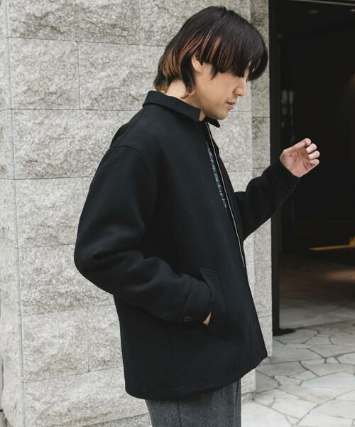 URBAN RESEARCH DOORS / アーバンリサーチ ドアーズ ブルゾン | ウールメルトンジップブルゾン | 詳細16