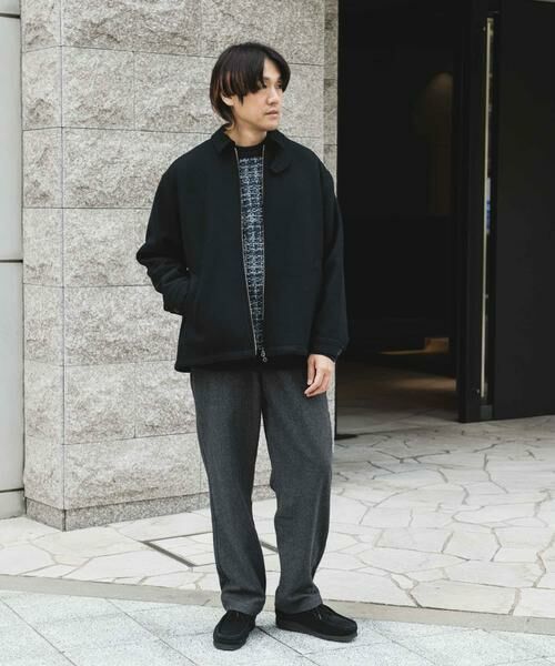 URBAN RESEARCH DOORS / アーバンリサーチ ドアーズ ブルゾン | ウールメルトンジップブルゾン | 詳細17