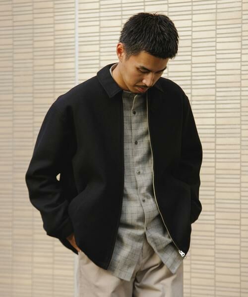 URBAN RESEARCH DOORS / アーバンリサーチ ドアーズ ブルゾン | ウールメルトンジップブルゾン | 詳細3