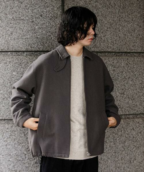 URBAN RESEARCH DOORS / アーバンリサーチ ドアーズ ブルゾン | ウールメルトンジップブルゾン | 詳細26