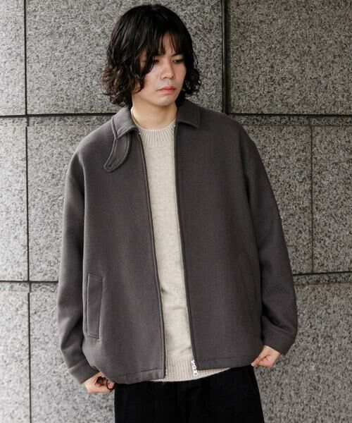 URBAN RESEARCH DOORS / アーバンリサーチ ドアーズ ブルゾン | ウールメルトンジップブルゾン | 詳細27