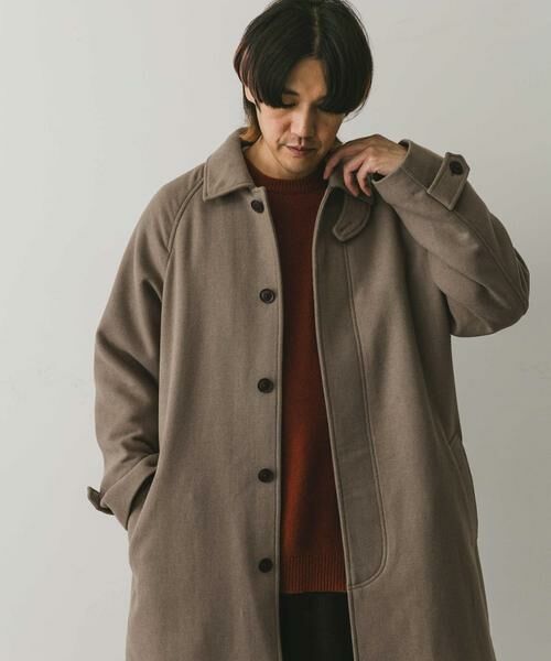 URBAN RESEARCH DOORS / アーバンリサーチ ドアーズ ステンカラーコート | ウールメルトンステンカラーコート | 詳細13