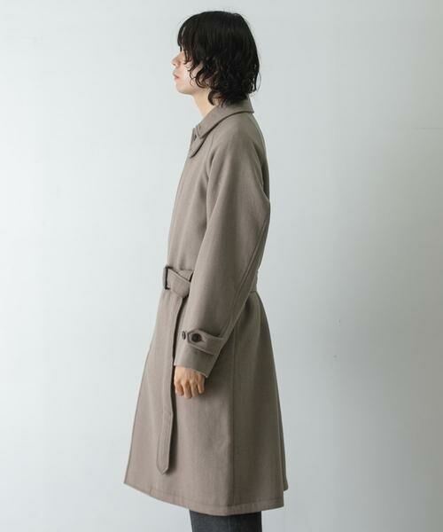 URBAN RESEARCH DOORS / アーバンリサーチ ドアーズ ステンカラーコート | ウールメルトンステンカラーコート | 詳細19