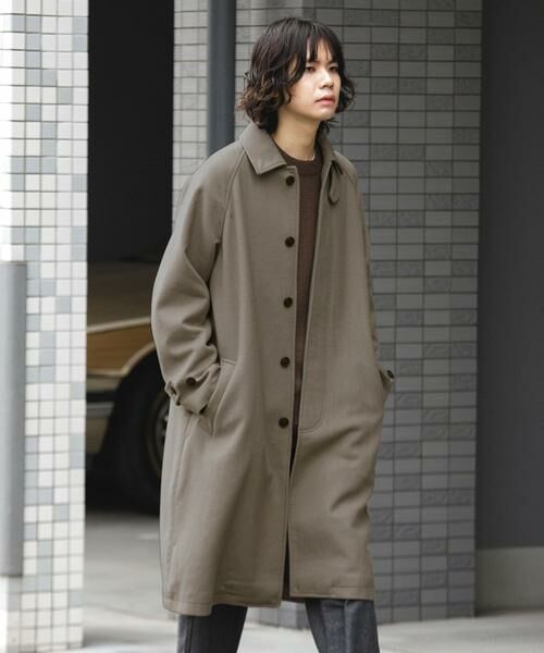 URBAN RESEARCH DOORS / アーバンリサーチ ドアーズ ステンカラーコート | ウールメルトンステンカラーコート | 詳細2