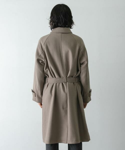 URBAN RESEARCH DOORS / アーバンリサーチ ドアーズ ステンカラーコート | ウールメルトンステンカラーコート | 詳細20