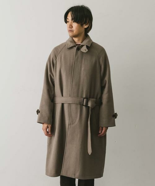 URBAN RESEARCH DOORS / アーバンリサーチ ドアーズ ステンカラーコート | ウールメルトンステンカラーコート | 詳細21