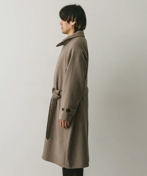 URBAN RESEARCH DOORS / アーバンリサーチ ドアーズ ステンカラーコート | ウールメルトンステンカラーコート | 詳細22