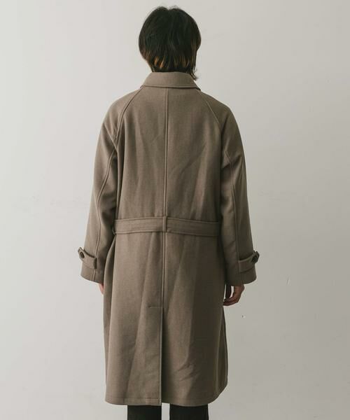 URBAN RESEARCH DOORS / アーバンリサーチ ドアーズ ステンカラーコート | ウールメルトンステンカラーコート | 詳細23