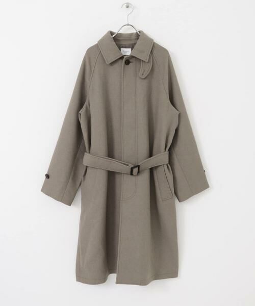 URBAN RESEARCH DOORS / アーバンリサーチ ドアーズ ステンカラーコート | ウールメルトンステンカラーコート | 詳細24