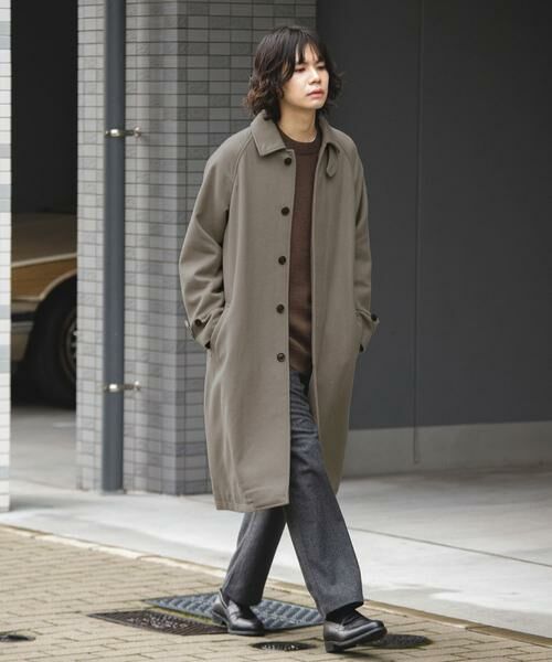 URBAN RESEARCH DOORS / アーバンリサーチ ドアーズ ステンカラーコート | ウールメルトンステンカラーコート | 詳細3