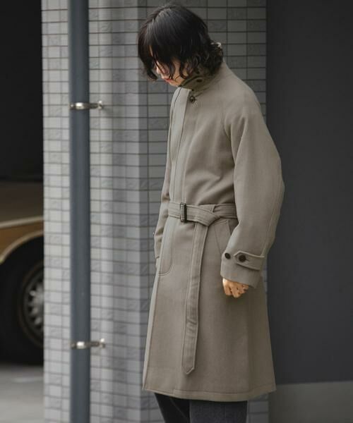 URBAN RESEARCH DOORS / アーバンリサーチ ドアーズ ステンカラーコート | ウールメルトンステンカラーコート | 詳細6
