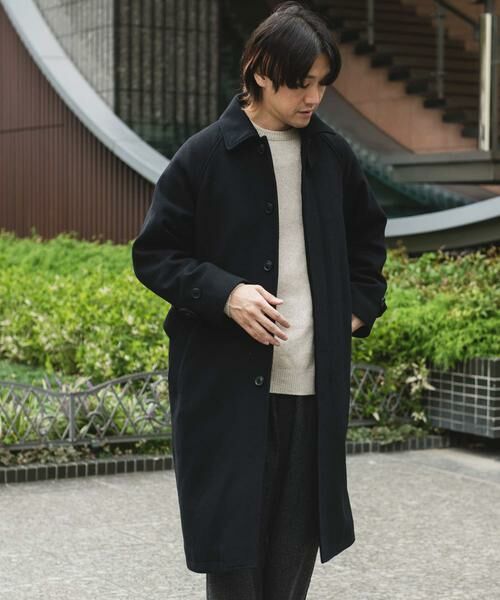 URBAN RESEARCH DOORS / アーバンリサーチ ドアーズ ステンカラーコート | ウールメルトンステンカラーコート | 詳細27