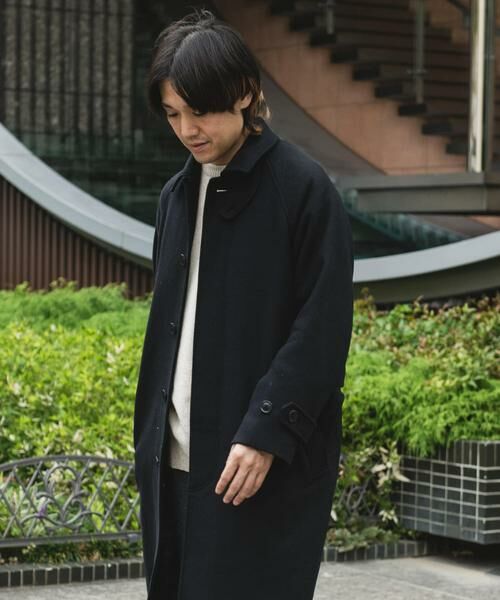 URBAN RESEARCH DOORS / アーバンリサーチ ドアーズ ステンカラーコート | ウールメルトンステンカラーコート | 詳細29