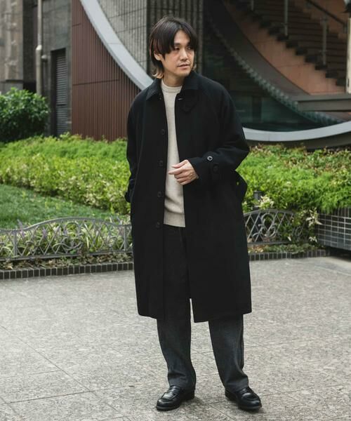 URBAN RESEARCH DOORS / アーバンリサーチ ドアーズ ステンカラーコート | ウールメルトンステンカラーコート | 詳細30