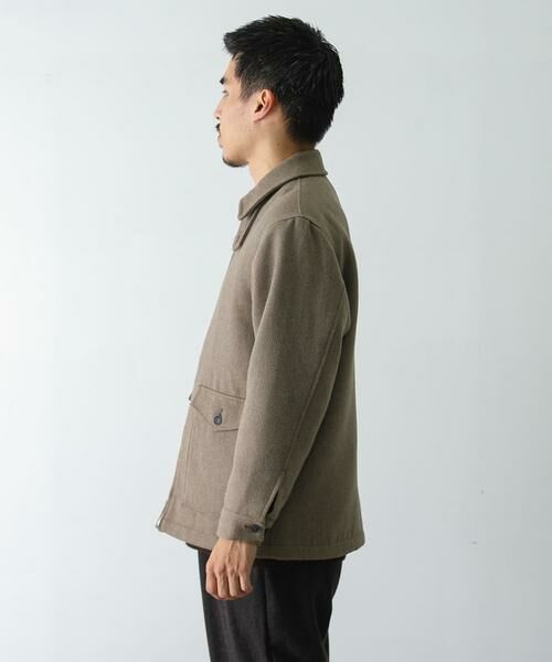 URBAN RESEARCH DOORS / アーバンリサーチ ドアーズ その他アウター | ウールブレンドハリントンジャケット | 詳細11