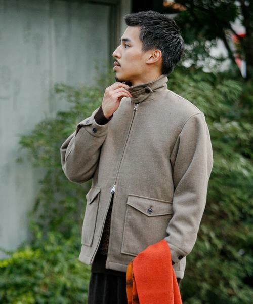 URBAN RESEARCH DOORS / アーバンリサーチ ドアーズ その他アウター | ウールブレンドハリントンジャケット | 詳細6