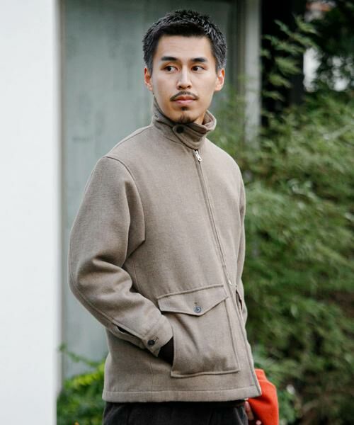 URBAN RESEARCH DOORS / アーバンリサーチ ドアーズ その他アウター | ウールブレンドハリントンジャケット | 詳細7