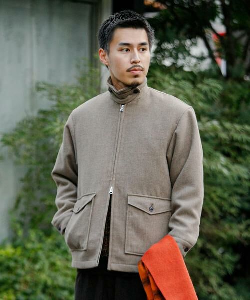 URBAN RESEARCH DOORS / アーバンリサーチ ドアーズ その他アウター | ウールブレンドハリントンジャケット | 詳細8