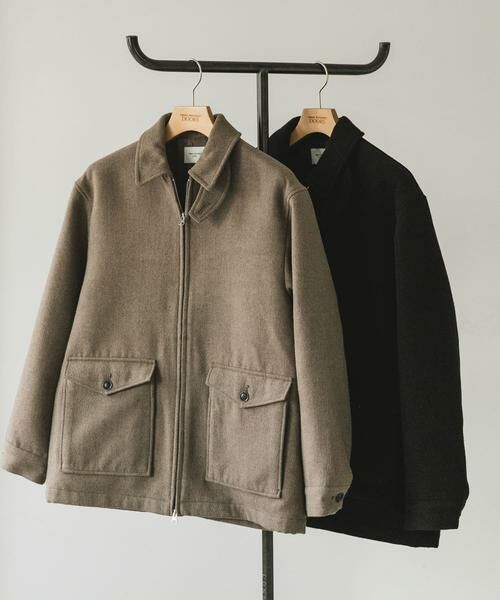 URBAN RESEARCH DOORS / アーバンリサーチ ドアーズ その他アウター | ウールブレンドハリントンジャケット | 詳細9