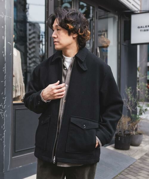 URBAN RESEARCH DOORS / アーバンリサーチ ドアーズ その他アウター | ウールブレンドハリントンジャケット | 詳細30