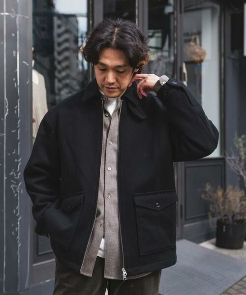 URBAN RESEARCH DOORS / アーバンリサーチ ドアーズ その他アウター | ウールブレンドハリントンジャケット | 詳細27