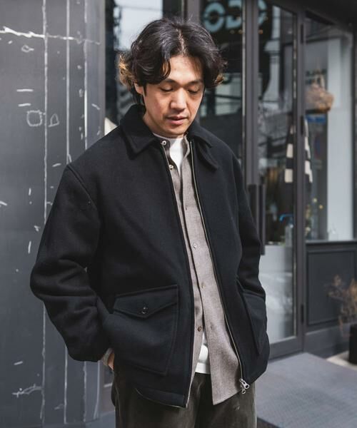 URBAN RESEARCH DOORS / アーバンリサーチ ドアーズ その他アウター | ウールブレンドハリントンジャケット | 詳細28