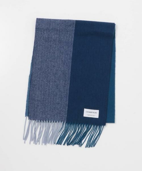 URBAN RESEARCH DOORS / アーバンリサーチ ドアーズ マフラー・ショール・スヌード・ストール | カシミヤブレンドパネルマフラー | 詳細5