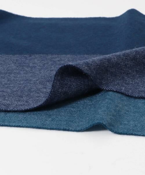 URBAN RESEARCH DOORS / アーバンリサーチ ドアーズ マフラー・ショール・スヌード・ストール | カシミヤブレンドパネルマフラー | 詳細6