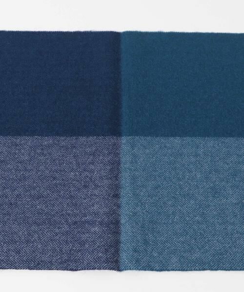 URBAN RESEARCH DOORS / アーバンリサーチ ドアーズ マフラー・ショール・スヌード・ストール | カシミヤブレンドパネルマフラー | 詳細7