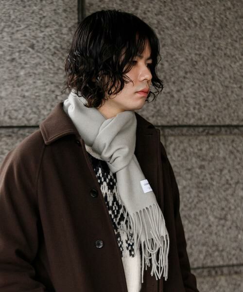 URBAN RESEARCH DOORS / アーバンリサーチ ドアーズ マフラー・ショール・スヌード・ストール | カシミヤブレンド マフラー | 詳細15