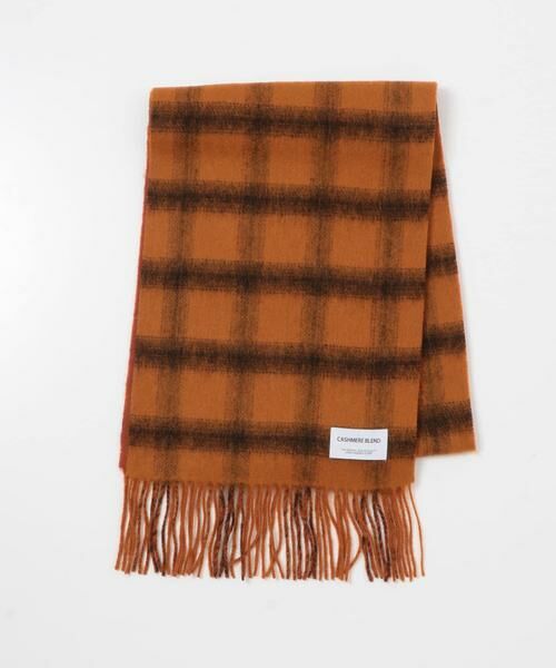 URBAN RESEARCH DOORS / アーバンリサーチ ドアーズ マフラー・ショール・スヌード・ストール | カシミヤブレンド オンブレチェックマフラー | 詳細4