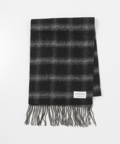 URBAN RESEARCH DOORS / アーバンリサーチ ドアーズ マフラー・ショール・スヌード・ストール | カシミヤブレンド オンブレチェックマフラー | 詳細9