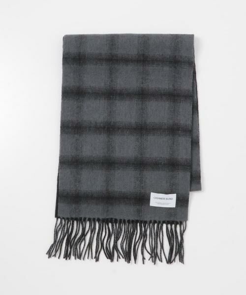 URBAN RESEARCH DOORS / アーバンリサーチ ドアーズ マフラー・ショール・スヌード・ストール | カシミヤブレンド オンブレチェックマフラー | 詳細13