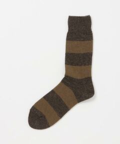 URBAN RESEARCH DOORS / アーバンリサーチ ドアーズ ソックス | 『別注』カシミヤボーダークルー