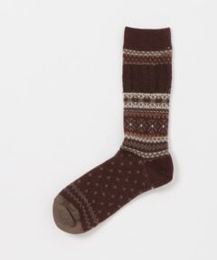 URBAN RESEARCH DOORS / アーバンリサーチ ドアーズ ソックス | 『別注』スノーリンクスクルー