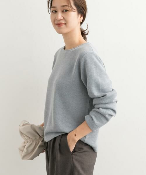 URBAN RESEARCH DOORS / アーバンリサーチ ドアーズ Tシャツ | バックジップデザインプルオーバー | 詳細1