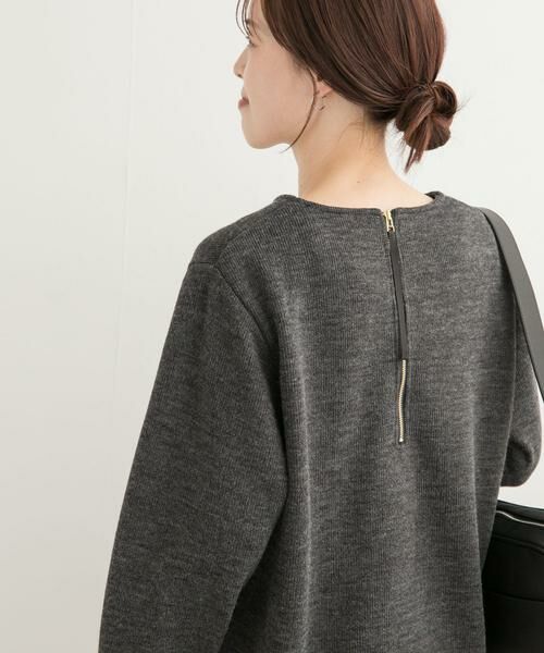 URBAN RESEARCH DOORS / アーバンリサーチ ドアーズ Tシャツ | バックジップデザインプルオーバー | 詳細24