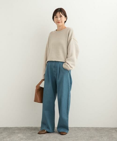 URBAN RESEARCH DOORS / アーバンリサーチ ドアーズ Tシャツ | ローゲージインレイプルオーバー | 詳細23