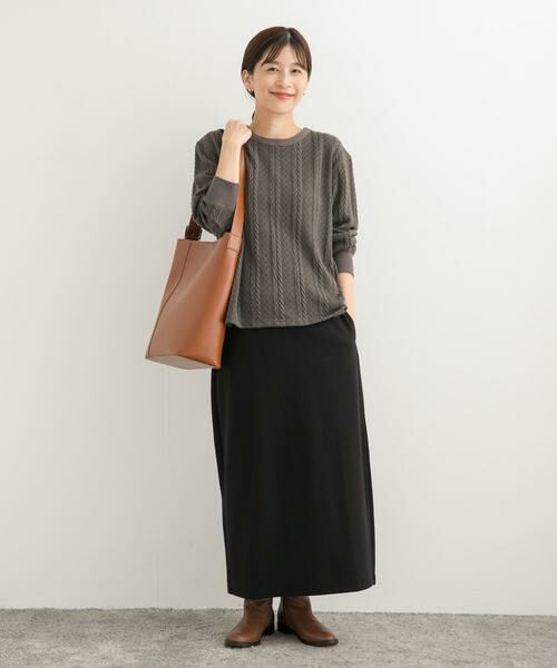 URBAN RESEARCH DOORS / アーバンリサーチ ドアーズ Tシャツ | 『UR TECH』カットJQケーブルプルオーバー | 詳細23