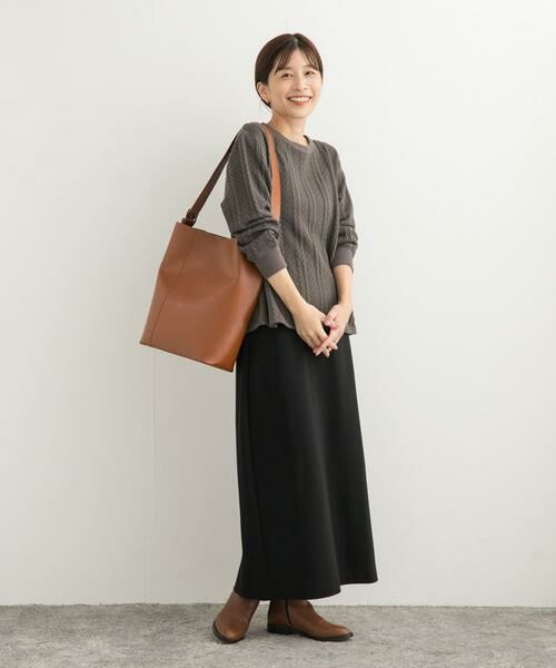 URBAN RESEARCH DOORS / アーバンリサーチ ドアーズ Tシャツ | 『UR TECH』カットJQケーブルプルオーバー | 詳細24