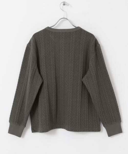 URBAN RESEARCH DOORS / アーバンリサーチ ドアーズ Tシャツ | 『UR TECH』カットJQケーブルプルオーバー | 詳細27