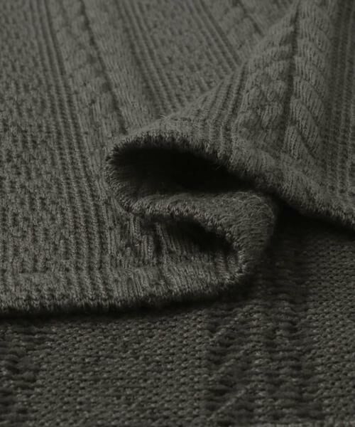 URBAN RESEARCH DOORS / アーバンリサーチ ドアーズ Tシャツ | 『UR TECH』カットJQケーブルプルオーバー | 詳細28