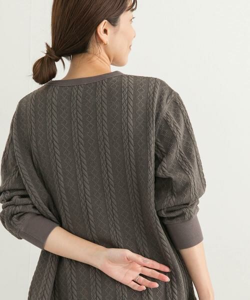 URBAN RESEARCH DOORS / アーバンリサーチ ドアーズ Tシャツ | 『UR TECH』カットJQケーブルプルオーバー | 詳細19