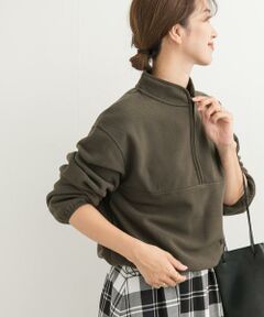 URBAN RESEARCH DOORS / アーバンリサーチ ドアーズ Tシャツ | 『UR TECH』ピケフリースハーフジッププルオーバー