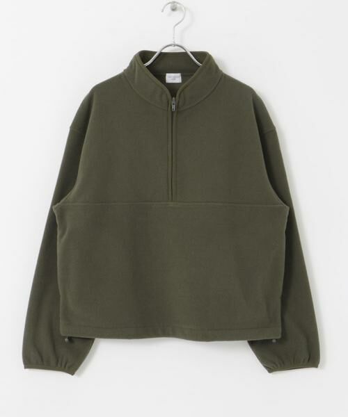 URBAN RESEARCH DOORS / アーバンリサーチ ドアーズ Tシャツ | 『UR TECH』ピケフリースハーフジッププルオーバー | 詳細11