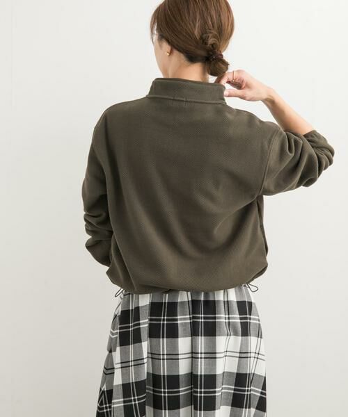 URBAN RESEARCH DOORS / アーバンリサーチ ドアーズ Tシャツ | 『UR TECH』ピケフリースハーフジッププルオーバー | 詳細5